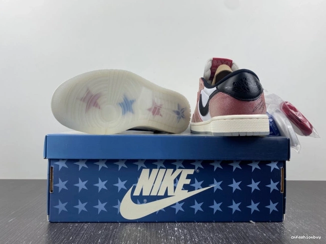 LOW AIR 'RED BLACK' ROOM OG X FN0432-017 1 JORDAN TROPHY 1017